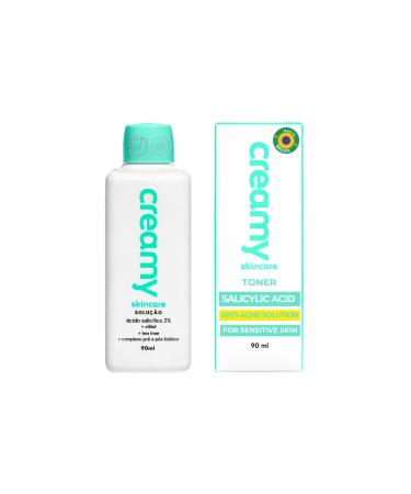 Creamy Salicylic Acid Toner | Anti-Acne Solution for Clear Skin | Effectively unclogs pores | Microbiota-Balancing Complex | Formulated for Sensitive Skin 3 Fl oz