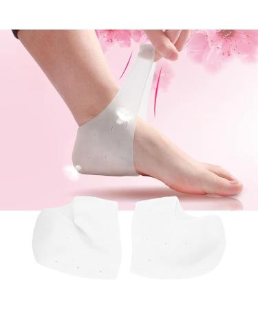 Buy Moisturizing Gel Heel Socks - Silicone Elastic Sleeves for Dry Cracked Heels | Foot Care Solution - Buy Online on GoSupps.com