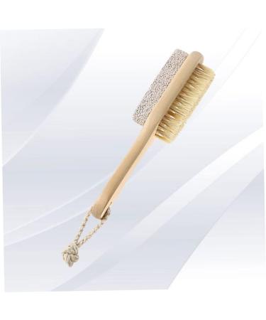 Beaupretty Foot Pedicure File Foot Scrub Brush Pumice Scrubber Exfoliating Brush for Feet Foot Pumice Callus Remover Brush Pumice Stone for Feet Foot Care Brush Lotus Tree Heel Bamboo - Buy Online on GoSupps.com