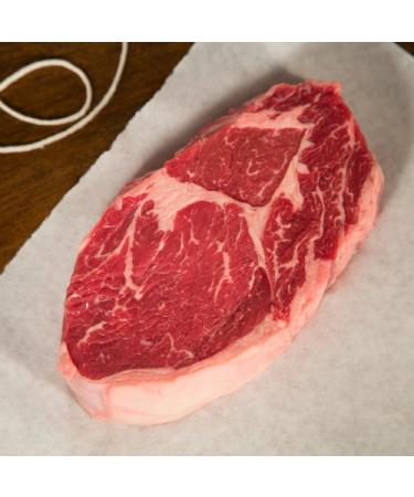 Porter & York, Natural Angus Beef Boneless Ribeye Steak 12oz 4-pack 12 Ounce (Pack of 4)