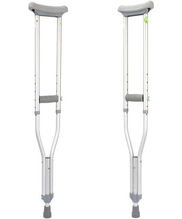 Menolana Anti-skid Crutch Accessory Kit Crutch Handle Grip Covers + Tip Cover Gray as described - Buy Online on GoSupps.com