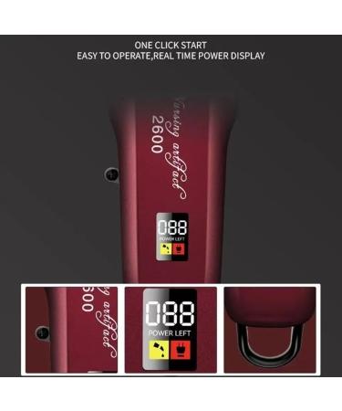 Professional Retro Hair Clippers with LED Screen & USB Charging - Men's Electric Hair Trimmer for Precise Grooming - Buy Online on GoSupps.com