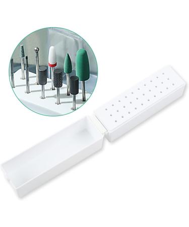 30 Holes Nail Drill Holder Nail Grinding Head Storage Box Nail Cutter Bit Holder Nail Cutter Bit Storage Box for Nail Cutter Attachment Bit Dustproof - Buy Online on GoSupps.com