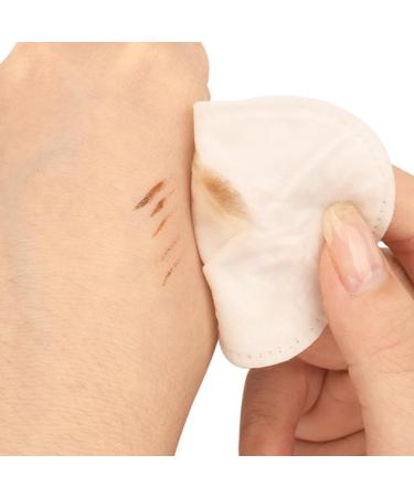 FRCOLOR 500 Pcs Disposable Cotton Cosmetic Pads - Absorbent Eye Makeup Remover & Travel Face Pads - Non-Woven White Makeup Sponges - Buy Online on GoSupps.com