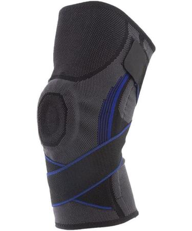 Knee Brace Sleeve Knee Pads Brace Compression Knee Support Springs Gym Sports Basketball Kneepad Strap Patella Protector for Unisex (C : B S : X-Large) 774411 X-Large B