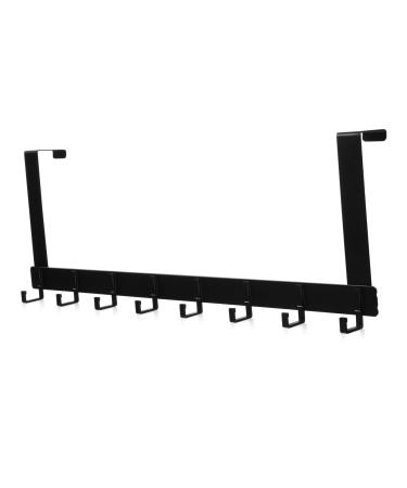 DOITOOL Space Aluminum Door Hanger Has Stood Towel Hanger Hook Holders Coat Hanger for Door Storage Cabinet