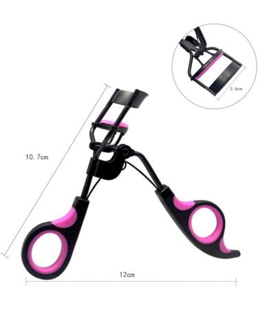 Women Professional Eyelashes Curling Tweezers Clips Lasting Eyes Makeup Beauty Tools Eyelash Curler Eye Lash Cosmetic Curling Tweezers Tools Handle Pads (Color : Orange and Purple) - Buy Online on GoSupps.com