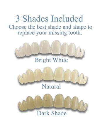 Temporary Tooth Replacement Kit Bundle Set - 30 Fake Teeth in 3 Shades - Includes Temp Tooth Beads, Lip Expander, and 200 Thermal Beads - DIY Tooth Replacement Solution - Buy Online on GoSupps.com