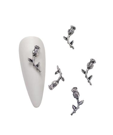 Nail Art Decoration Tips Ornament Metal Alloy Nail Art Decals Pendant Manicure Accessories Eye Catching For Girls Nail Art Accessories Decoration Decals Craft Supplies Jewelry For Girls Crystal