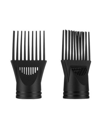 HEALLILY 3PCS Hair Dryer Comb Attachment Set - Professional Salon Styling Tool for Barber Shop - Black, 15x13x6cm - Buy Online on GoSupps.com