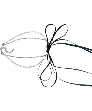 Handmade Southjieling Fashionable Pearl Necklace with Loop Trailer - Stylish Collarbone Chain for Women & Girls - Buy Online on GoSupps.com