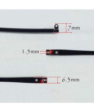 KaTiak Glasses Legs - Black Plastic Replacement Temple Arms | 1 Pair of Durable Glasses Accessories - Buy Online on GoSupps.com