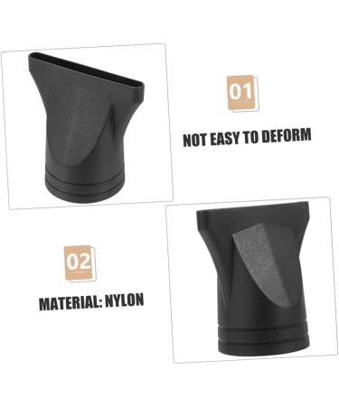 FOMIYES 4pcs Hair Dryer Accessories Dryer Parts Hair Dryer Replacement Parts Hair Dryer Nozzle Plastic Black - Buy Online on GoSupps.com