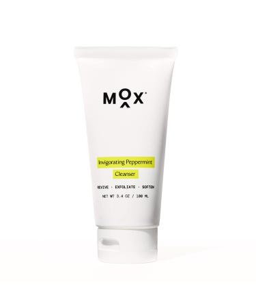 Mox Skincare Hydrating Mint Face Cleanser (3.4 oz) | Exfoliating Daily Face Wash | Unclog Pores with Salicylic Acid 3.4 Ounce (Pack of 1)