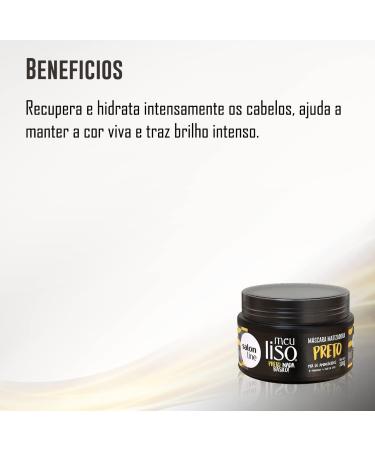 Salon Line Treatment - My Straight Collection - Brassiness Control Black Mask 10.58 Oz - Buy Online on GoSupps.com