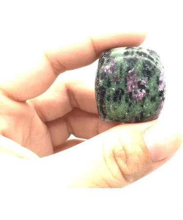 Crystal Rough Crystal 200 g Rubies Rolling Stones Natural Polished Green Gemstones 20-30 mm Suitable for Home Office Decoration - Buy Online on GoSupps.com