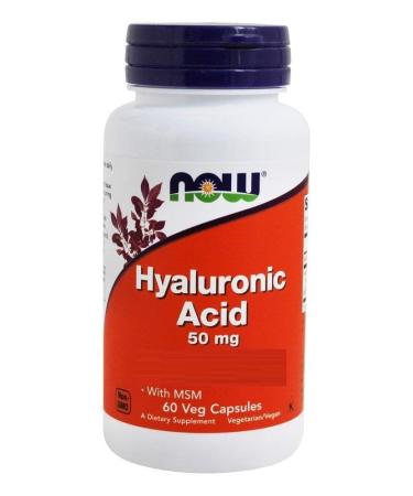 Now Foods Hyaluronic Acid 50 mg 60 Veg Capsules