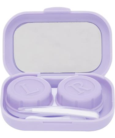 Buy Violet Portable Contact Lens Case | Waterproof & Dust-Resistant Lens Container for Travel | Sweet Cosmetic Storage Solution - Buy Online on GoSupps.com