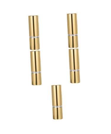 OHPHCALL 5pcs Facial Volcanic Volcanic Rock Skin Care Roller Face Massager Aluminum Alloy mediumx5pcs Goldenx5pcs