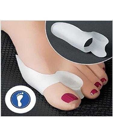 Lookatool Gel Silicone Bunion Corrector Toe Protector - 2 Pairs - Buy Online on GoSupps.com