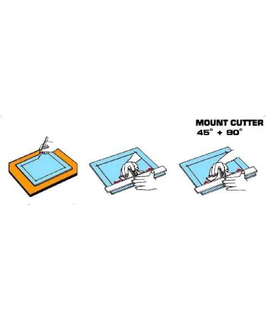 Cutter 45 & 90 Degree Bevel Mat Board Cutter with Free Replacement Blade (Blue) - Premium Quality - Buy Online on GoSupps.com