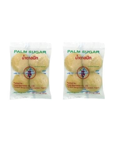 Palm Sugar Pamai Pai Double Pack: 2 x 200g Sugar Palm Sugar Thai Dancer in slices