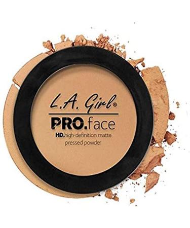 L.A. Girl Pro Face HD Matte Pressed Powder Medium Beige 0.25 oz (7 g)