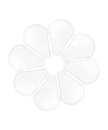 Healeved 10pcs Case Make up Brushes Lipstick Brush Cover Makeup Brush Lids Makeup Brush Guard Fan Shaped Brush Case Makeup Brush Case Fan Shaped Case Cosmetic Dust Case Travel