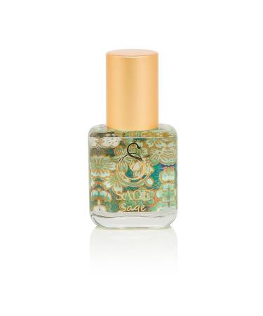 Sage Organic Perfume Oil Extract Roll-On by Sage- 1/4 oz Vegan & Cruelty-Free Fresh Scent Cucumber White Sage Sweet Pea Sage 1/4 oz Extract Roll-On
