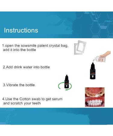 SowSmile Dental Teeth Whitening Serum - 48.0g: Oral Hygiene Whitener for Plaque Stains & Fresh Breath - Buy Online on GoSupps.com