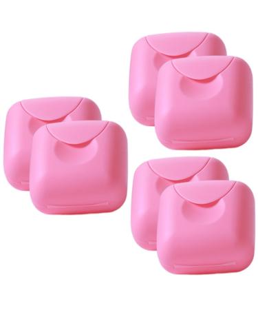Lalafina 6 pieces menstruation cup box plastic cup holder de almacenamiento foldable plastic container Small tampon bag sterilizer tamponetui
