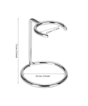 Portable Stainless Steel Shaving Brush Holder for Men | Moum Routes Shave Brushes | Ideal for Home & Travel | Durable Alloy Beard Tool - Buy Online on GoSupps.com