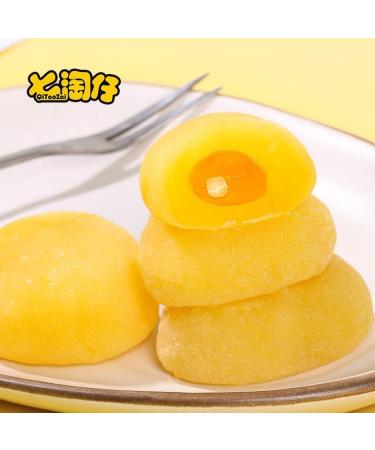 Ready-to-eat Glutinous rice cakes instant red bean rice dumpling mixed flavor pastry 400g/box mango flavor Dim sum sesame balls candy package breakfast bread leisure snacks dessert (1 box) - Buy Online on GoSupps.com