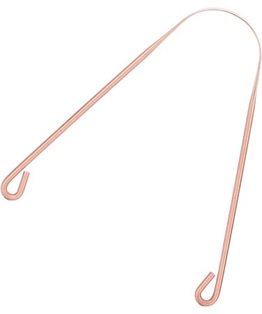 Pure Copper Tongue Scraper | Enhance Dental Health & Fresh Breath | Comfortable Grip for Optimal Oral Hygiene - Buy Online on GoSupps.com