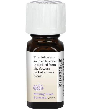 Buy Aura Cacia Organic Lavender Essential Oil - Pure 0.25 fl oz (7.4 ml) for Relaxation - Buy Online on GoSupps.com