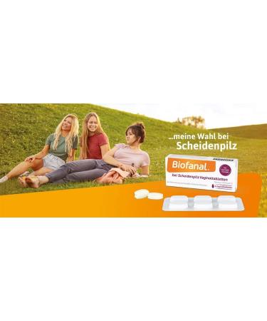 Biofanal Vaginal Tablets for Fungal Infections - Nystatin 6 Tablets - Effective Relief - Buy Online on GoSupps.com