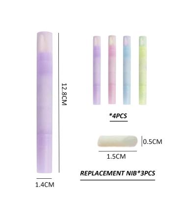 4 Pack Nail Polish Correction Pens - Includes 12 Replacement Tips & Nail Art Remover Pen | Perfect for Nail Art Corrections - Buy Online on GoSupps.com