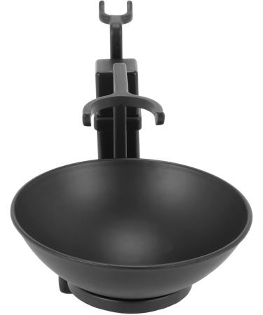 Voragrl Barber Men Metal Shaving Holder Set - Black Shaving Brush Holder Tray Soap Cup & Bowl for a Luxurious Shave | International Shipping Available - Buy Online on GoSupps.com