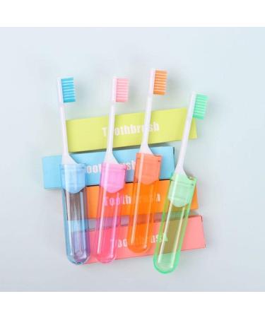 Travel Folding Toothbrush - Carbon Fiber Mini Tongue Soft Brush | Portable Care Tool for International Shipping - Buy Online on GoSupps.com