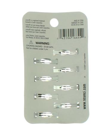 Scunci Effortless Beauty Snap Hair Clips - Black & Brown, 8 Pack | Stylish Hair Accessories - Buy Online on GoSupps.com