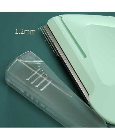Buy Stainless Steel Facial Trimmer - Portable 2x Triangle Eyebrow Razor for Precision Grooming - Buy Online on GoSupps.com