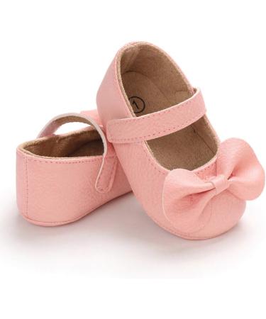 LACOFIA Baby Girls Anti-Slip Mary Jane Princess Party Shoes 3-6 Months - C Pink - Buy Online on GoSupps.com