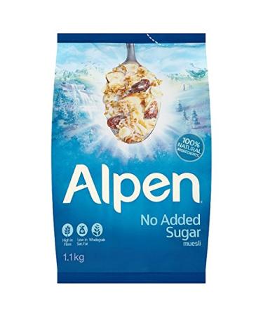 Alpen Alpen Muesli without added sugar 1.1 kg (pack of 6 x 1.1 kg)