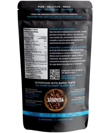Baruvida Baru Nuts Classic Roast | World's Healthiest Nut | Crunchy and Delicious | Healthy Snack | High Protein Lowest Fat and Lowest Calorie Nut | Suitable for Vegan Gluten Free Keto Peanut Free | Naturally Non GMO | SUPERFOOD with SUPER TASTE | 340 gra - Buy Online on GoSupps.com