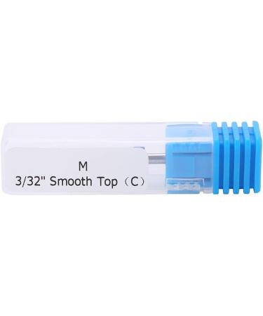 Ceramic Nail Drill Bit Nail Drill Bits Nail Supplies Ceramic Cylinder Shape Grinding Head Nail Art Tools for Manicure Pedicure Home Salon (Round bald head M) - Buy Online on GoSupps.com