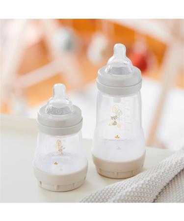 MAM Easy Start Anti-Colic Baby Bottles 2+ Months Medium Flow (2 x 260 ml) Ocean + Sand Bottle to Reduce Colic - Buy Online on GoSupps.com