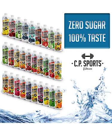 C.P.Sports Sugar-Free Blackberry Beverage Syrup - 1L Sports Drink Concentrate with Vitamins & Pump Dispenser - International Shipping Available - Buy Online on GoSupps.com