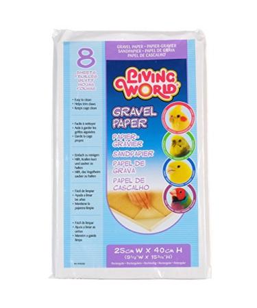 Living World Gravel Paper 9-1/2 Inches x 15-3/4 Inches (8/Pack)