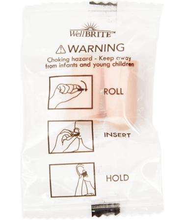 100 Pairs Disposable Foam Ear Plugs for Sleeping, Noise Reduction, Travel - Nude - Buy Online on GoSupps.com