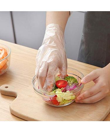 St llion Clear Disposable Plastic Gloves - Food Safe & Multipurpose | 400 Count - One Size Fits Most - Buy Online on GoSupps.com